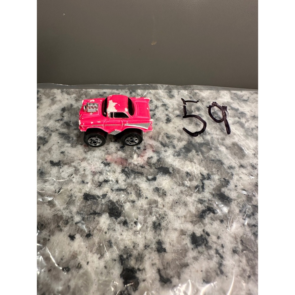 Road Champs Micro Mini Monster Wheels 57 Chevy Bel‎ Air 1.25" Model Machines - Picture 4 of 7